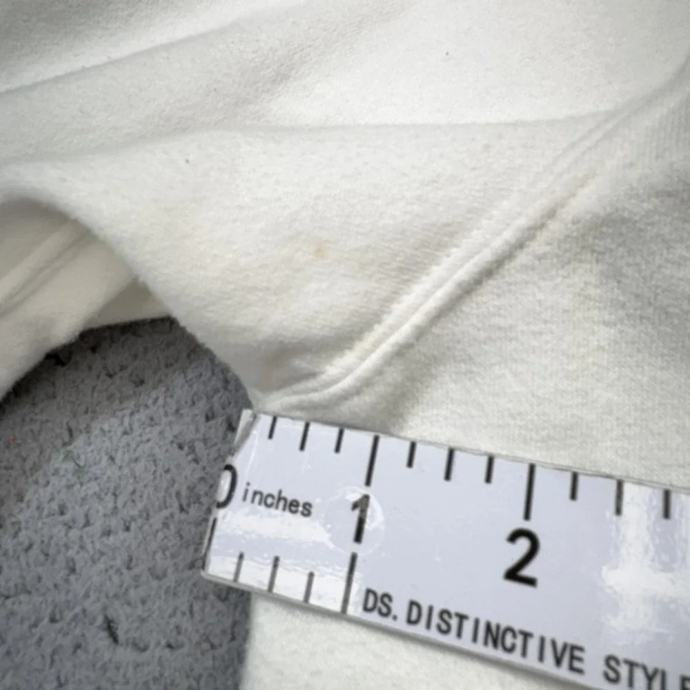 Polo Ralph Lauren Hoodie Mens Large White Pullover Preppy Bear Robe‎ Academic